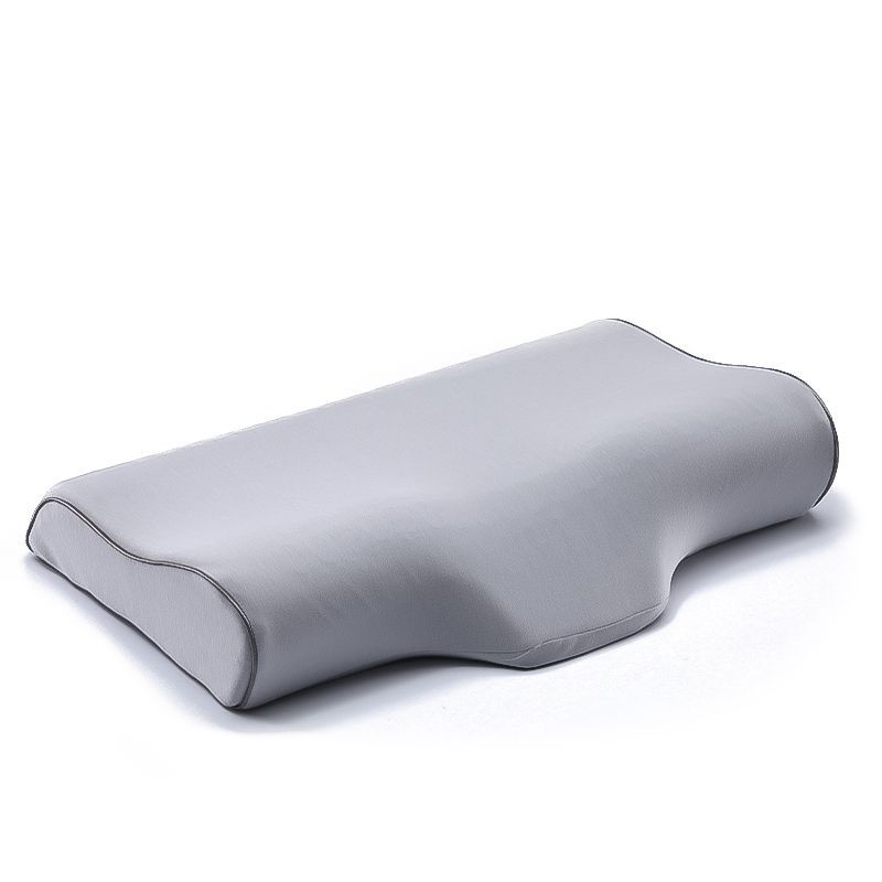 Núcleo de almohada de gel, funda de tela de algodón gris claro, funda interior
