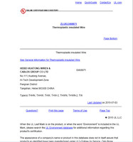 UL Listed 6 8 10 12 14 AWG PVC Material de aislamiento y material conductor de cobre sólido cable eléctrico thhn/thwn plano
