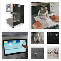 Equipo de Prueba Textil Hidráulico Neumático GESTER GT-C12 220V, Máquina de Prueba de Presión de Ruptura para Telas, Probador de Resistencia a la Rotura