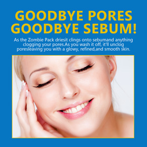 Maschera di serraggio dei pori rimozione dei punti neri restringere i pori controllo dell'olio pulizia profonda schiarente sbiadita macchie scure idratante maschera per il viso - Product Image 5