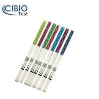 Kit de tests de drogue à panneau unique Bandelettes de test de drogue urinaire CE 510K Clia-Waived