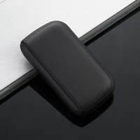 Boîte à cigarettes multifonctionnelle portable 2-en-1 en acier inoxydable et ABS avec briquet rechargeable par USB