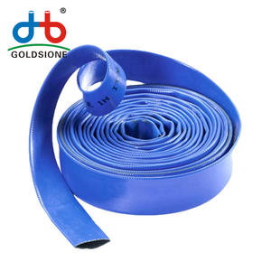 Bomba <span class=keywords><strong>de</strong></span> agua flexible <span class=keywords><strong>para</strong></span> riego, manguera plana con abrazaderas <span class=keywords><strong>para</strong></span> manguera, tubos <span class=keywords><strong>de</strong></span> plástico subterráneos <span class=keywords><strong>de</strong></span> succión y descarga - Product Image 1