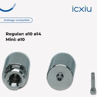 Bloc préfabriqué en titane Anthogyr pour usage dentaire, résistant à la corrosion, pour abutment personnalisé et flux de travail numérique
