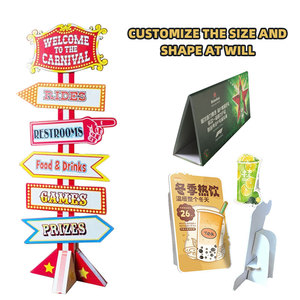 ป้ายโฆษณาแบบตั้งโต๊ะ <span class=keywords><strong>PVC</strong></span> โฟมบอร์ด ขนาด <span class=keywords><strong>5</strong></span> มม. แบบกำหนดเอง สำหรับงานแสดงสินค้า - Product Image 3