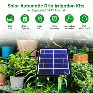 Dispositivo de Riego Automático para Plantas de Interior/Exterior, con Energía Solar, Artefacto de Riego para Flores, Modo de Temporizador, Anti-sifón - Product Image 3