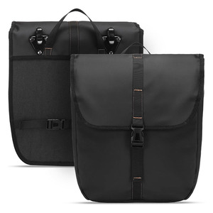 Luggage <b>Storage</b> <b>Trunk</b> Bag Waterproof <b>Large</b> Capacity Flap Bicycle Rear Rack Seat Bike Panniers 2 Pack - Product Image 1