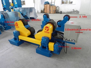 Rotateur de soudage auto-alignant série Datang <span class=keywords><strong>DZG</strong></span>, capacité de charge 5T-300T, vitesse VFD pour cuve sous pression - Product Image 5