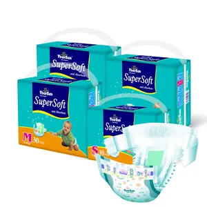 Free sample Super soft disposable diaper make baby good sleeping