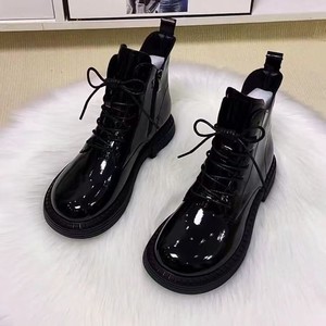 Ysmarket 2025 Mới Bằng Sáng Chế Da Chính Hãng Xu Hướng Thời Trang Ren-<span class=keywords><strong>up</strong></span> Khởi Động Của Phụ Nữ Ngón Chân Mùa Đông Cao Su Đế Ngoài Có Thể Điều Chỉnh Dây Đeo - Product Image 4