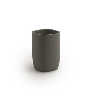 YLENIA LINE - Portaspazzolino in Metallo Opaco Color Canna di Fucile - Product Image 1