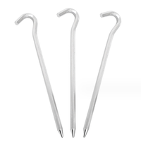 SOLO WILD crochet ultra-léger camping en plein air fixe chevilles à clous en aluminium piquet accessoire boulon tente pour tente de berger
