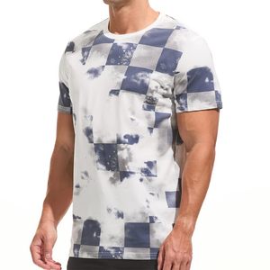 Camiseta de Cuello Redondo para Hombre de Secado Rápido, 100% Algodón, Tejido Transpirable y Elástico, Diseño Gráfico Informal, Top de Verano - Product Image 3