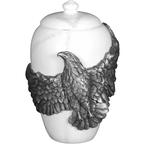 Urno de cerâmica para máquina de enganar, urn de cerâmica redondo personalizado para animal de estimação
