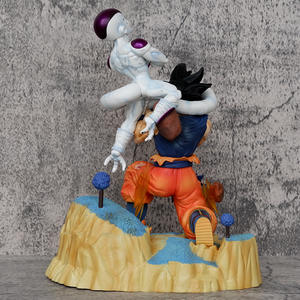Statuetta Anime in PVC da 25cm, Modello Artigianale di Dragon Ball con <span class=keywords><strong>Goku</strong></span> che Combatte il Coda di Freezer, Vendita Calda - Product Image 4