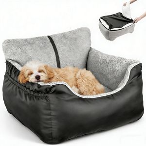 Siège de voiture double face <span class=keywords><strong>pour</strong></span> petits chiens, lit de voyage doux <span class=keywords><strong>pour</strong></span> animaux de compagnie, entièrement détachable et lavable, siège de voiture <span class=keywords><strong>pour</strong></span> chat - Product Image 5