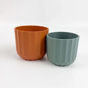 Beste Prijs Creatieve Katoenen Touw Planter Bloempot Plastic Plantpot Voor Buitenplant