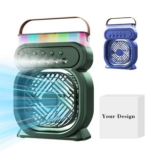 0728 Ultra-quiet <b>Mini</b> <b>Air</b> Cooler Portable Mist Fan Rechargeable <b>Conditioner</b> Ventilateur High-performance - Product Image 2