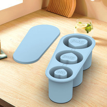 Riutilizzabile in Silicone fai da te a forma di cuore a casa strumento per creare blocchi di ghiaccio facile da rilasciare Logo personalizzato in Silicone cubo di congelamento stampi per ghiaccio - Product Image 5