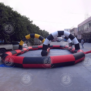 Pista de Carreras de Karts Inflable a Precio de Fábrica, Pista/Arena de Carreras de Karts Inflable de Tamaño Personalizado para Adultos y Niños - Product Image 6