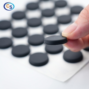 <span class=keywords><strong>Silicone</strong></span> <span class=keywords><strong>Rubber</strong></span> Pés Pads para Eletrodomésticos Móveis Equipamento Anti-Slip Heat Resistant Custom Cutting