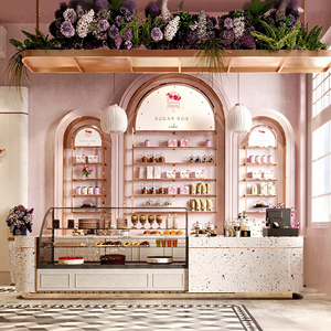 Muebles de <span class=keywords><strong>cafetería</strong></span>, panadería y <span class=keywords><strong>pastelería</strong></span> personalizados | Mostradores de Bar de diseño y vitrinas | One-Stop F & B Interior Solutions - Product Image 1