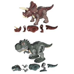 Modèle de <span class=keywords><strong>dinosaure</strong></span> T-rex à démonter, en plastique, jouet radiocommandé qui marche avec lumière et son - Product Image 5