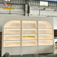 Conception de magasin complète personnalisée en MDF, imperméable, écologique, robuste, recyclable, avec éclairage LED, sacs de haute qualité pour centre commercial