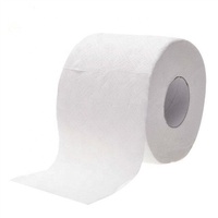 Papier toilette jetable doux et écologique en pâte de bois vierge, 2 plis, personnalisable avec logo, pour salle de bain