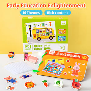 <span class=keywords><strong>Livre</strong></span> en pâte Montessori pour enfants, jouet en pâte, mon premier <span class=keywords><strong>livre</strong></span> occupé, nombres d'animaux assortis, jouets éducatifs pour tout-petits - Product Image 3