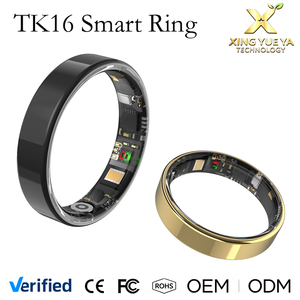 Vente en gros de la bague connectée TK16, contrôle par application, moniteur de fréquence cardiaque, moniteur d'oxygène sanguin, moniteur de sommeil, podomètre, tracker de fitness, étanche IP68, unisexe - Product Image 1