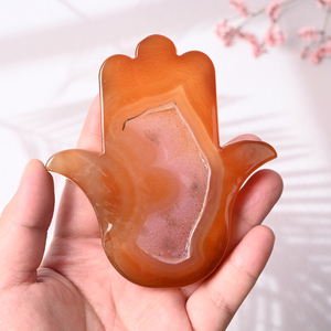 คริสตัลธรรมชาติแกะสลักลายคาร์เนเลียนพร้อมจีโอดขายส่ง - Product Image 6