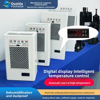 Climatiseur industriel pour armoire électrique, utilisation intérieure/extérieure, affichage numérique de la température et contrôle intelligent, modèle à montage supérieur EA