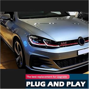 Cụm đèn pha <span class=keywords><strong>LED</strong></span> lắp đặt dễ dàng cho Volkswagen Golf <span class=keywords><strong>6</strong></span> MK6 2009-2012 nâng cấp đèn chạy ban ngày DRL xi nhan tuần tự đèn chạy nước - Product Image 2