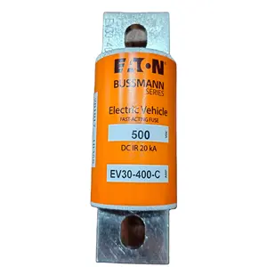 Mode Ev20-50-C 500vdc 50A Electric Vehicle Power Fuse High Speed DC Fuse