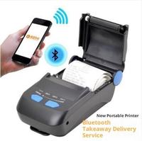 Printer termal portabel seluler Mini Android 58mm, dengan sabuk gratis garansi 2 tahun