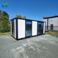 Maison conteneur pliable de type Z de 20 pieds, mini-maison préfabriquée, espace personnalisé, cabine modulaire pour chantier de construction