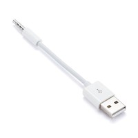 Cable de datos y carga USB de 3,5mm al por mayor de fábrica para iPod Shuffle 3/4/5/6/7 Gen, cable corto de 13CM con servicio OEM/ODM
