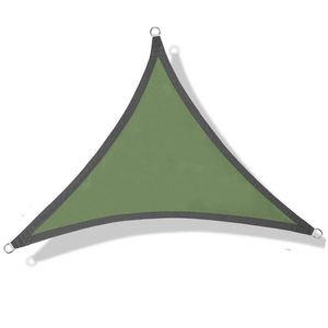 Voile d'ombrage triangulaire d'extérieur en tissu Oxford imperméable, protection solaire pour patio et jardin, protection UV - Product Image 4