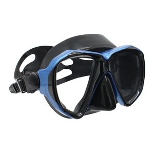 Máscara de buceo con dos ventanas de vidrio templado antivaho para adultos, para snorkel y deportes acuáticos - Product Image 3