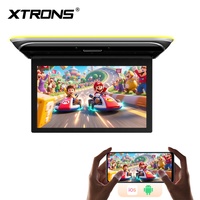 Monitor de Techo para Auto XTRONS de 15.6 Pulgadas, 1920x1080 IPS, Pantalla Táctil Abatible, Android, con Sonido Superior y Entrada HD, Reproducción de Video 4K