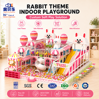 Aobeile - Parque Infantil Interior Multifuncional y Suave, Castillo Inflable para Niños, Equipo de Juegos Interior para Niños de Todas las Edades