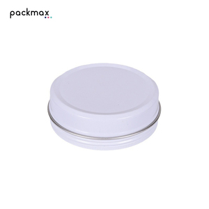 5ml-150ml Single Side White Screw Thread Aluminum <b>Tin</b> - Food Grade Airtight Jar for Cream Balm <b>Storage</b> Wholesale - Product Image 6