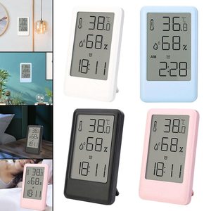 Nuevo reloj <span class=keywords><strong>despertador</strong></span> japonés para el hogar, higrómetro multifunción electrónico para interiores, Mini reloj electrónico - Product Image 5