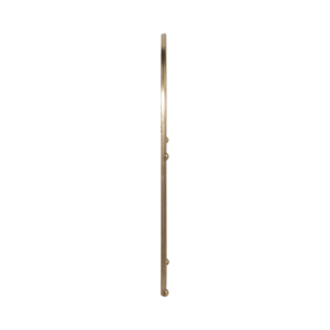 Specchio da parete ad arco con cornice in ferro e pomelli per decorare camera da letto, bagno e vanità - Product Image 3