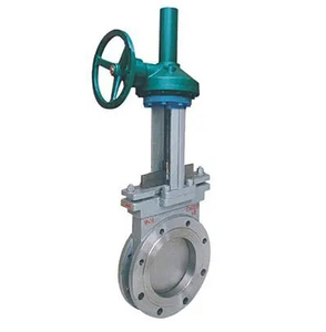 Válvula de cuchilla SONGO DN200 con volante, tipo brida y tipo orejeta, de acero inoxidable SS304 SS316 - Product Image 1