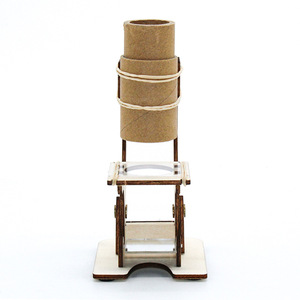 Kit scientifique en carton pour enfants, modèle de microscope à monter soi-même, jouet éducatif pour enfants de 4 à 6 ans - Product Image 3
