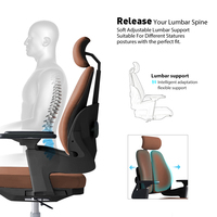 Fabricants chinois chaise ergonomique charge 150kg vente en gros dos fendu réglable pivotant patron confort chaise de bureau