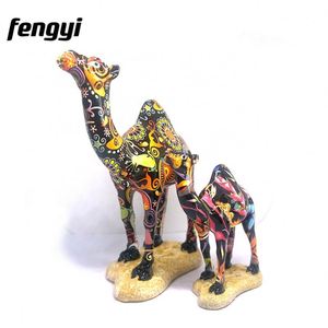 Recuerdos Personalizados de Fábrica, Artesanía de Resina, Figura de Camello, Decoración Ecológica con Impresión por Transferencia de Agua, Adornos Decorativos para el Hogar - Product Image 2