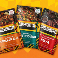 Sachet personnalisé à trois soudures latérales avec logo, format sur mesure, pour emballage de snacks (popcorn, bœuf séché), approvisionnement direct en gros